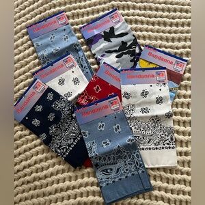 Bundle of 8 new with tags active bandanas